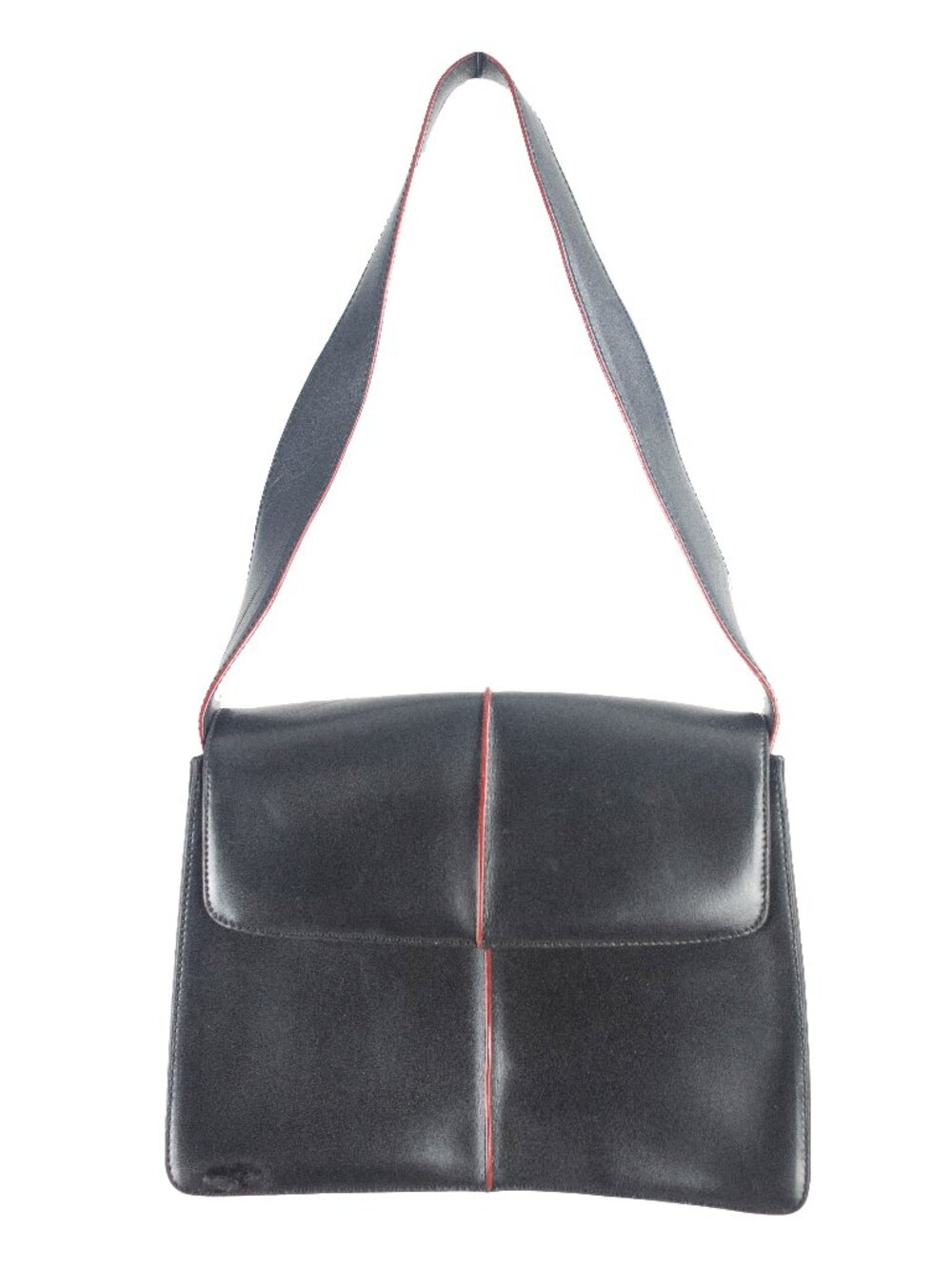 Maxx New York Structured Faux Leather Shoulder Bag